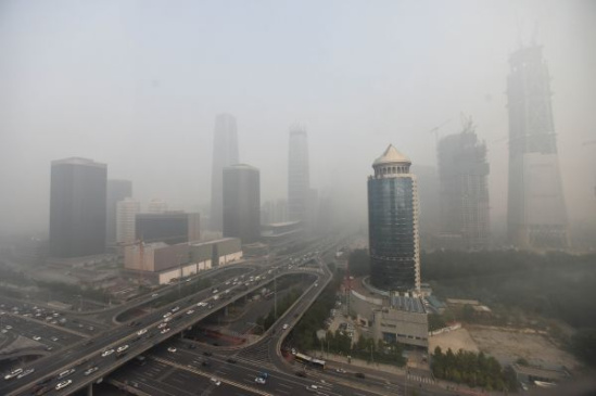 环保部承认中国空气污染严重