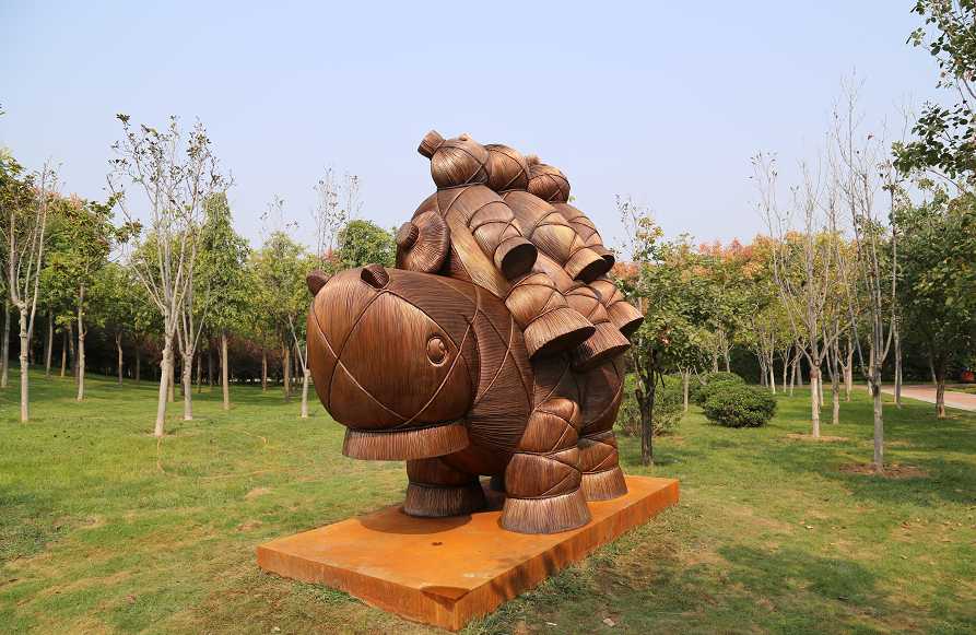 郑州雕塑公园再添新作品雕塑增至95件 快来打卡了!