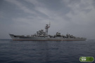 美舰后面的中国造军舰